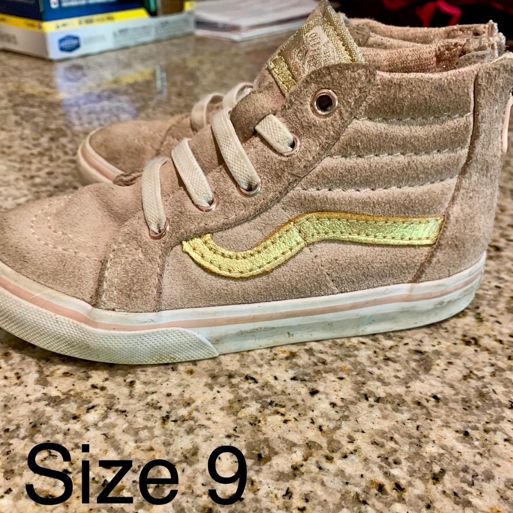 Toddler Vans Hightop Pink